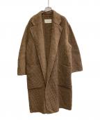 TODAYFULトゥデイフル）の古着「Over Check Coat」｜ブラウン