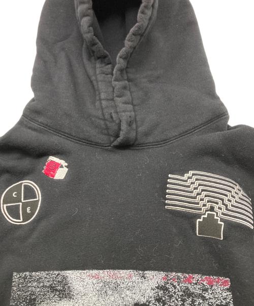 C.E（シーイー）C.E (シーイー) NOT OF THINGS HEAVYHOODY ブラック サイズ:Lの古着・服飾アイテム