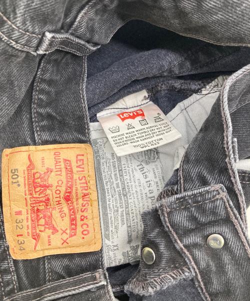 LEVI'S（リーバイス）LEVI'S (リーバイス) 501-0660 後染めデニムパンツ ブラック サイズ:W32/L34の古着・服飾アイテム