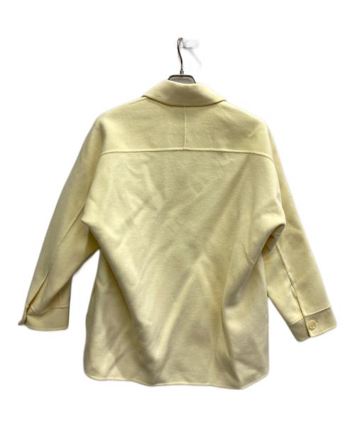 COS（コス）COS (コス) ダブルフェイス ウールオーバーシャツ イエロー サイズ:Sの古着・服飾アイテム