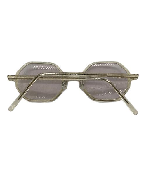 白山眼鏡店（ハクサンガンキョウテン）白山眼鏡店 (ハクサンガンキョウテン) 八角伊達眼鏡 クリアの古着・服飾アイテム