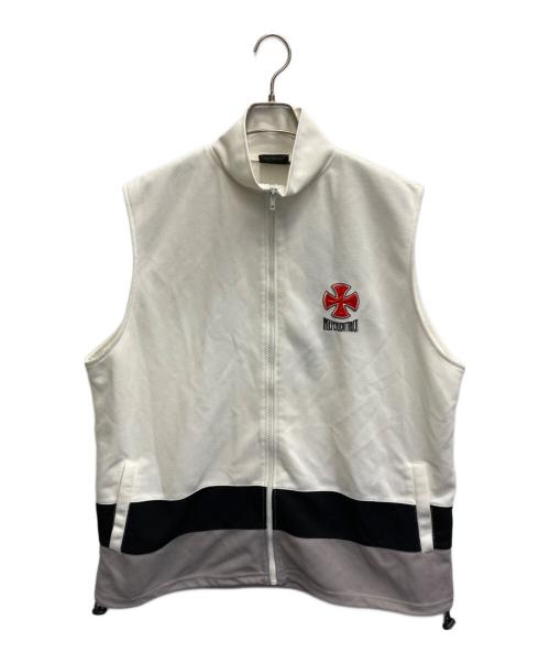INDEPENDENT（インディペンデント）INDEPENDENT (インディペンデント) ベスト ホワイト サイズ:Lの古着・服飾アイテム