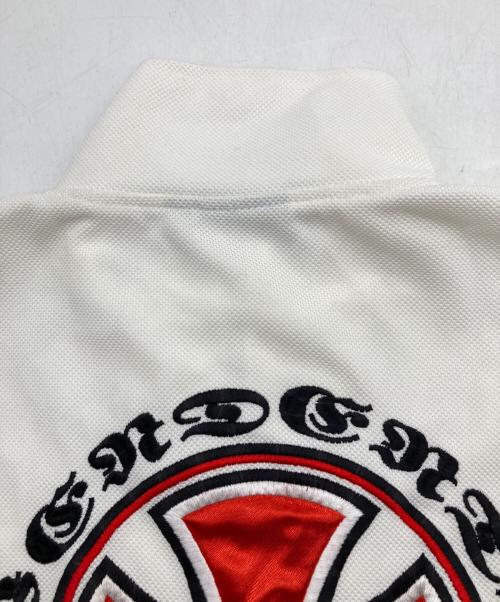 INDEPENDENT（インディペンデント）INDEPENDENT (インディペンデント) ベスト ホワイト サイズ:Lの古着・服飾アイテム