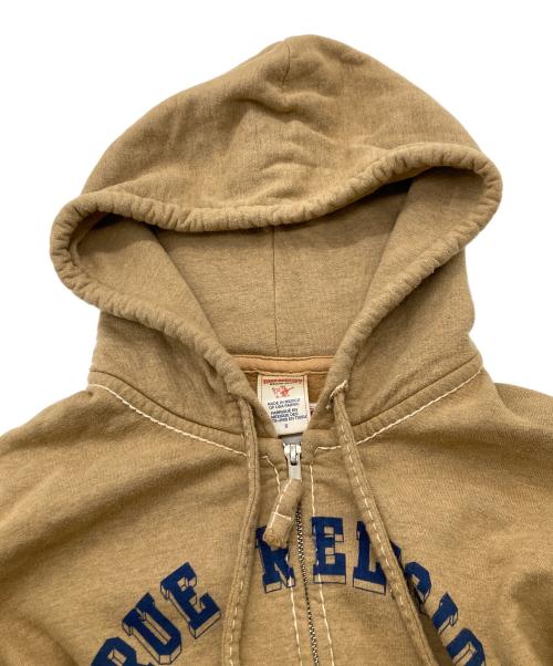 TRUE RELIGION（トゥルー レリジョン）TRUE RELIGION (トゥルー レリジョン) ジップパーカー ブラウン サイズ:Sの古着・服飾アイテム