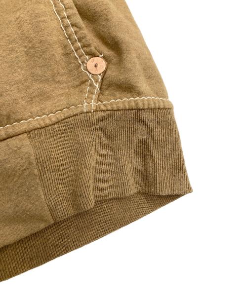 TRUE RELIGION（トゥルー レリジョン）TRUE RELIGION (トゥルー レリジョン) ジップパーカー ブラウン サイズ:Sの古着・服飾アイテム