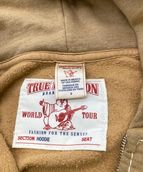 TRUE RELIGION（トゥルー レリジョン）TRUE RELIGION (トゥルー レリジョン) ジップパーカー ブラウン サイズ:Sの古着・服飾アイテム