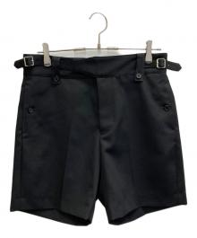 DAIRIKU（ダイリク）の古着「Jerome Wool Gurkha Half Slacks」｜ブラック