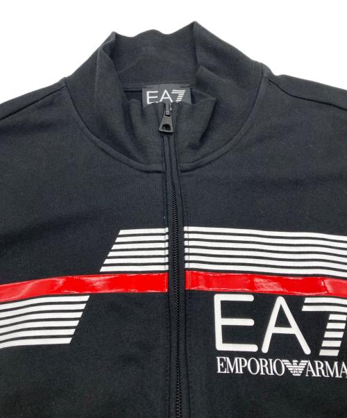 EA7（イーエーセブン）EA7 (イーエーセブン) ジップジャケット ブラック サイズ:Mの古着・服飾アイテム