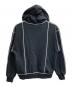 X-LARGE (エクストララージ) OVAL LOGO PULLOVER HOODED SWEATSHIRT ブラック サイズ:S 未使用品：6000円