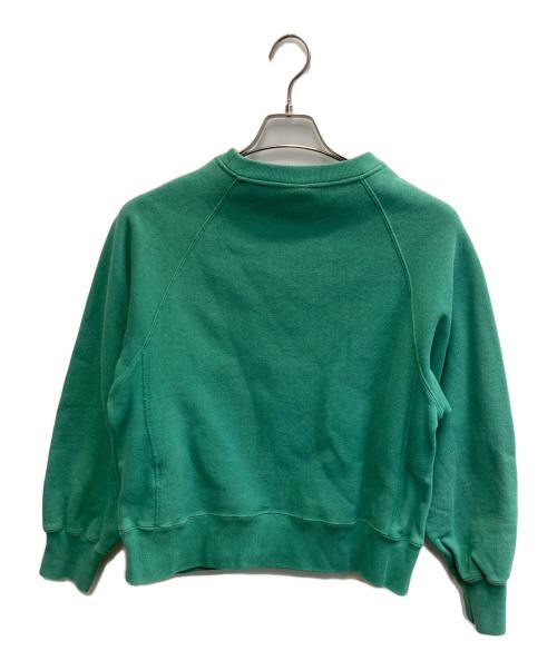 Champion REVERSE WEAVE（チャンピオン リバース ウィーブ）Champion REVERSE WEAVE (チャンピオン リバース ウィーブ) ラグランスリーブスウェットトレーナー グリーン サイズ:Lの古着・服飾アイテム