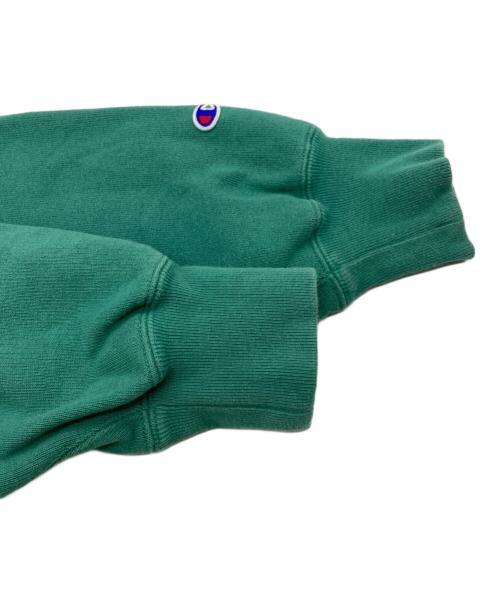 Champion REVERSE WEAVE（チャンピオン リバース ウィーブ）Champion REVERSE WEAVE (チャンピオン リバース ウィーブ) ラグランスリーブスウェットトレーナー グリーン サイズ:Lの古着・服飾アイテム