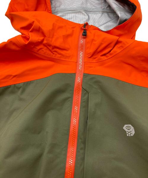 MOUNTAIN HARD WEAR（マウンテンハードウェア）MOUNTAIN HARD WEAR (マウンテンハードウェア) Drypeak Jacket レッド×カーキ サイズ:Lの古着・服飾アイテム