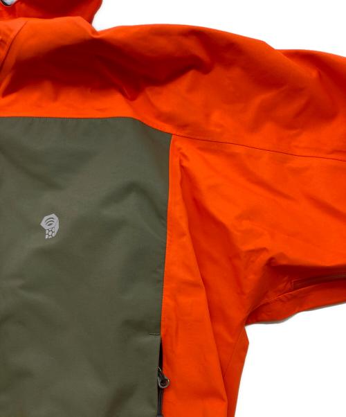 MOUNTAIN HARD WEAR（マウンテンハードウェア）MOUNTAIN HARD WEAR (マウンテンハードウェア) Drypeak Jacket レッド×カーキ サイズ:Lの古着・服飾アイテム