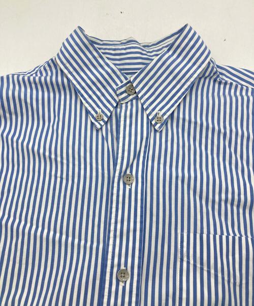 BONCOURA（ボンクラ）BONCOURA (ボンクラ) ストライプシャツ スカイブルー サイズ:38の古着・服飾アイテム