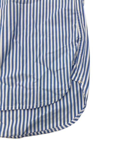 BONCOURA（ボンクラ）BONCOURA (ボンクラ) ストライプシャツ スカイブルー サイズ:38の古着・服飾アイテム