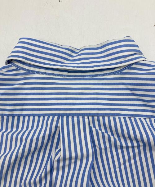 BONCOURA（ボンクラ）BONCOURA (ボンクラ) ストライプシャツ スカイブルー サイズ:38の古着・服飾アイテム