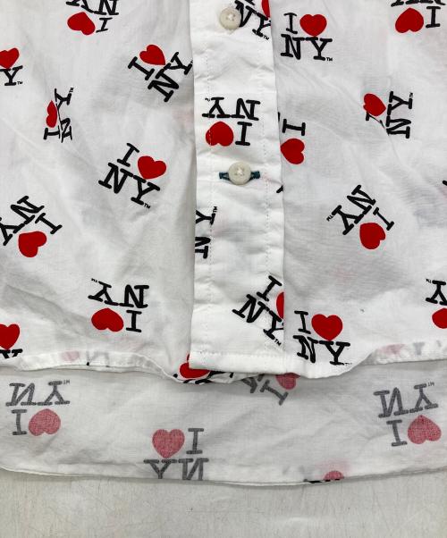 GITMAN BROS（ギットマンブラザーズ）GITMAN BROS (ギットマンブラザーズ) I LOVE NYシャツ ホワイト サイズ:Mの古着・服飾アイテム