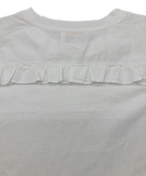 SEE BY CHLOE（シーバイクロエ）SEE BY CHLOE (シーバイクロエ) 切替カットソー ホワイト サイズ:Sの古着・服飾アイテム