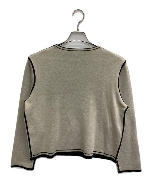 自由区（ジユウク）自由区 (ジユウク) 洗える/マルチウェイ リバーシブルニット セットアップ ベージュ サイズ:Lの古着・服飾アイテム