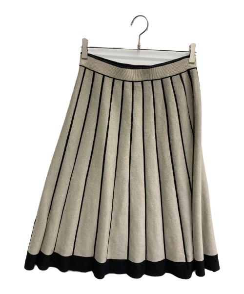 自由区（ジユウク）自由区 (ジユウク) 洗える/マルチウェイ リバーシブルニット セットアップ ベージュ サイズ:Lの古着・服飾アイテム