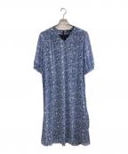ReFLEcTリフレクト）の古着「ヴィンテージプリントワンピース」｜スカイブルー