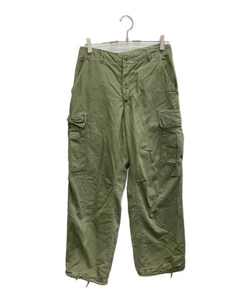 US ARMY（ユーエスアーミー）US ARMY (ユーエスアーミー) JUNGLE FATIGUE TROUSERS オリーブ サイズ:R-Sの古着・服飾アイテム