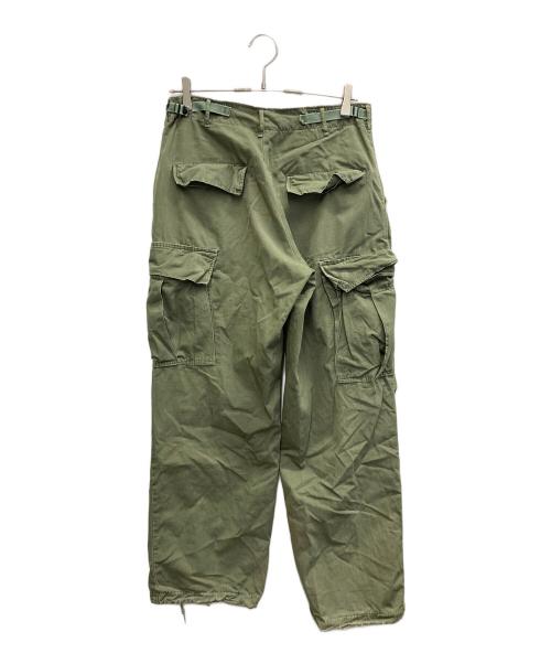 US ARMY（ユーエスアーミー）US ARMY (ユーエスアーミー) JUNGLE FATIGUE TROUSERS オリーブ サイズ:R-Sの古着・服飾アイテム