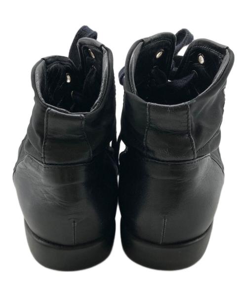 PRADA（プラダ）PRADA (プラダ) ハイカットスニーカー ブラック サイズ:不明の古着・服飾アイテム