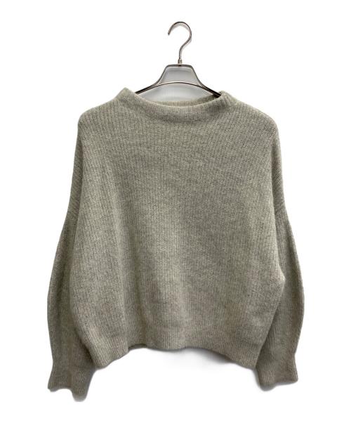 UNTITLED（アンタイトル）UNTITLED (アンタイトル) ウールフォックスヘアリーニット ベージュ サイズ:44の古着・服飾アイテム