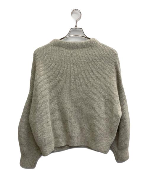 UNTITLED（アンタイトル）UNTITLED (アンタイトル) ウールフォックスヘアリーニット ベージュ サイズ:44の古着・服飾アイテム