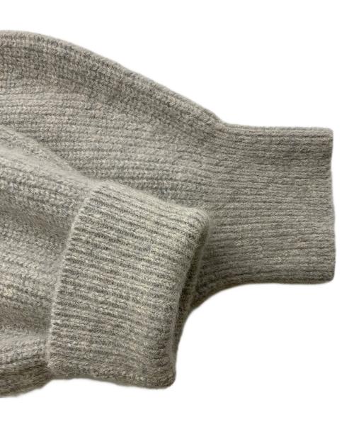 UNTITLED（アンタイトル）UNTITLED (アンタイトル) ウールフォックスヘアリーニット ベージュ サイズ:44の古着・服飾アイテム