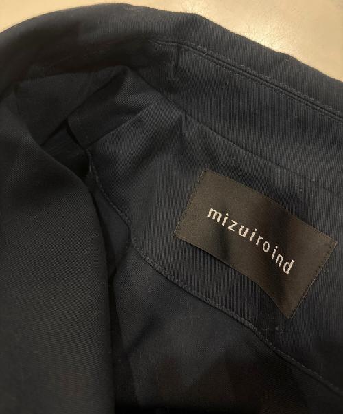 mizuiro-ind（ミズイロインド）mizuiro-ind (ミズイロインド) soutien collar coat ネイビー サイズ:FREEの古着・服飾アイテム