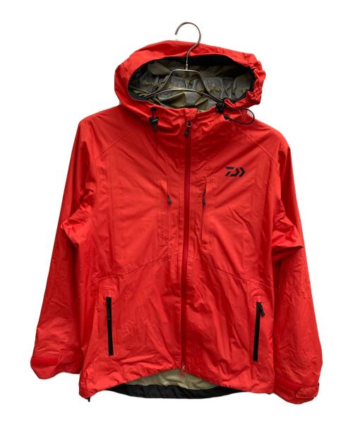 DAIWA（ダイワ）DAIWA (ダイワ) コンパクトレインジャケット レッド サイズ:Mの古着・服飾アイテム