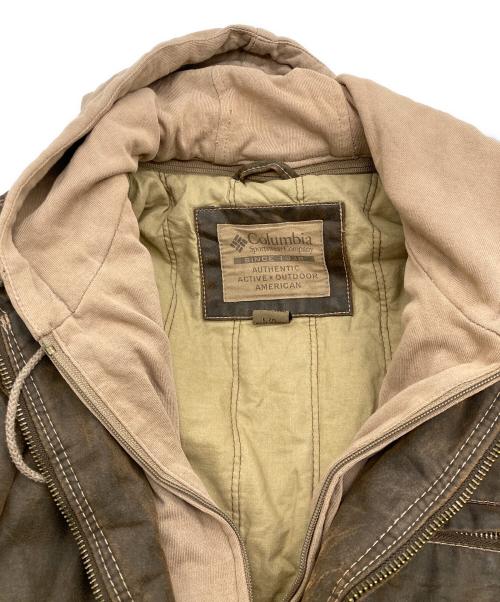 Columbia（コロンビア）Columbia (コロンビア) フードドッキングジャケット ブラウン サイズ:Lの古着・服飾アイテム