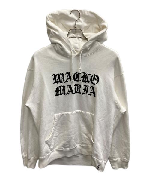 WACKO MARIA（ワコマリア）WACKO MARIA (ワコマリア) HEAVY WEIGHT PULLOVER HOODED SWEAT SHIRT ホワイト サイズ:Lの古着・服飾アイテム