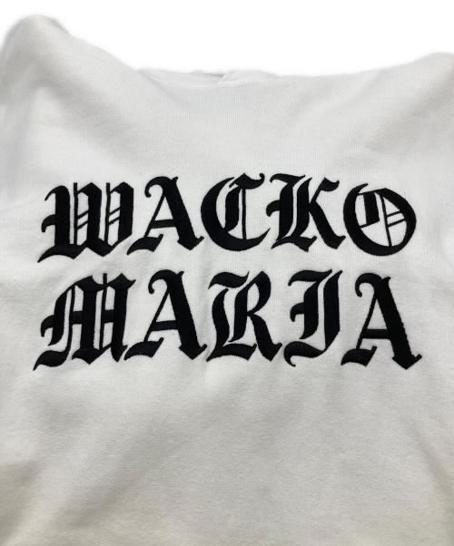 WACKO MARIA（ワコマリア）WACKO MARIA (ワコマリア) HEAVY WEIGHT PULLOVER HOODED SWEAT SHIRT ホワイト サイズ:Lの古着・服飾アイテム