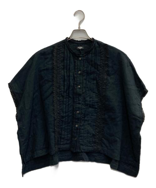 Marble SUD（マーブルシュッド）Marble SUD (マーブルシュッド) Shiba Lace ハオリブラウス ネイビー サイズ:表記無しの古着・服飾アイテム