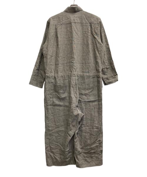 Veritecoeur（ヴェリテクール）Veritecoeur (ヴェリテクール) グレンチェック オールインワン グレー サイズ:フリーの古着・服飾アイテム