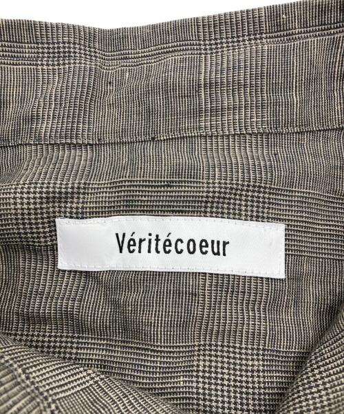 Veritecoeur（ヴェリテクール）Veritecoeur (ヴェリテクール) グレンチェック オールインワン グレー サイズ:フリーの古着・服飾アイテム