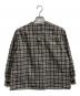 MHL (エムエイチエル) PLAINWEAVE COTTON CHECK グレー×ブラウン サイズ:I：7000円