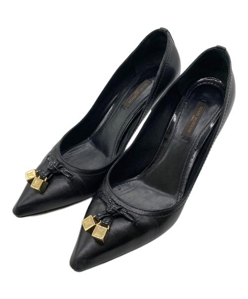 LOUIS VUITTON（ルイ ヴィトン）LOUIS VUITTON (ルイ ヴィトン) パンプス ブラック サイズ:37の古着・服飾アイテム
