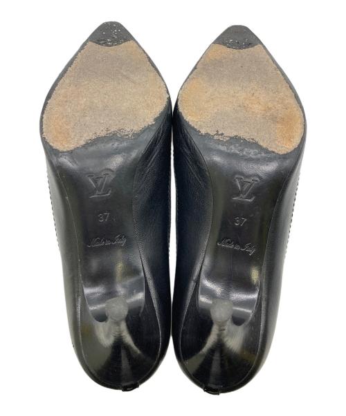 LOUIS VUITTON（ルイ ヴィトン）LOUIS VUITTON (ルイ ヴィトン) パンプス ブラック サイズ:37の古着・服飾アイテム