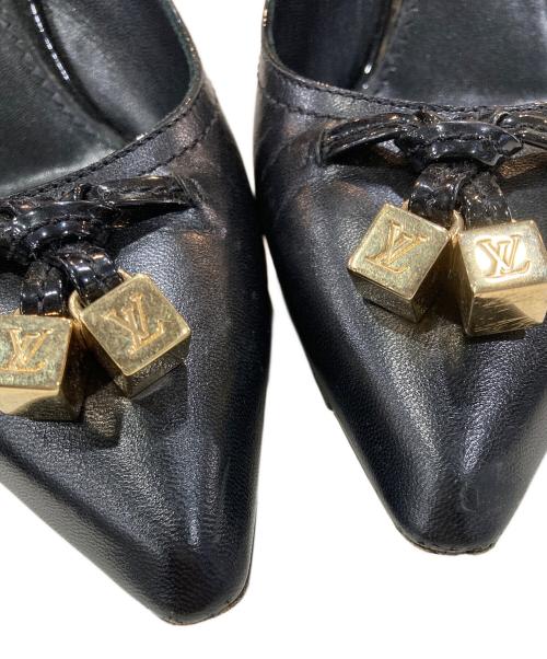 LOUIS VUITTON（ルイ ヴィトン）LOUIS VUITTON (ルイ ヴィトン) パンプス ブラック サイズ:37の古着・服飾アイテム