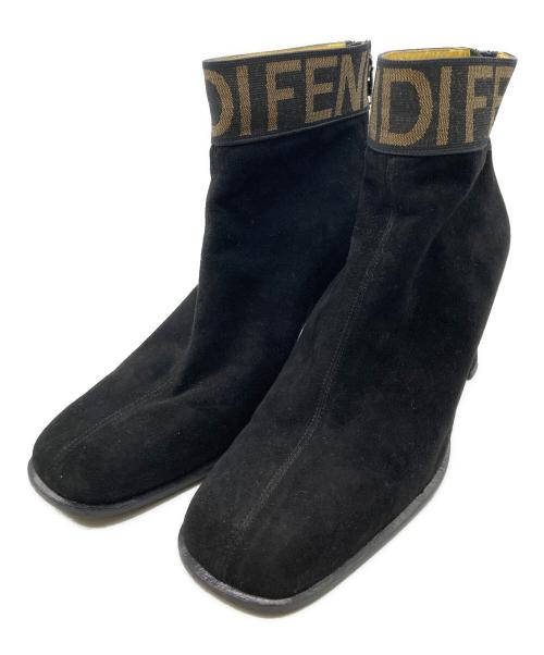 FENDI（フェンディ）FENDI (フェンディ) ショートブーツ ブラック サイズ:37の古着・服飾アイテム