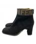 FENDI (フェンディ) ショートブーツ ブラック サイズ:37：7000円