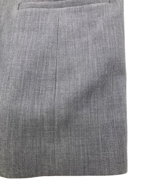 SOEJU（ソージュ）SOEJU (ソージュ) ウールライクノーカラージャケット グレー サイズ:Mの古着・服飾アイテム