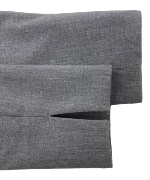 SOEJU（ソージュ）SOEJU (ソージュ) ウールライクノーカラージャケット グレー サイズ:Mの古着・服飾アイテム