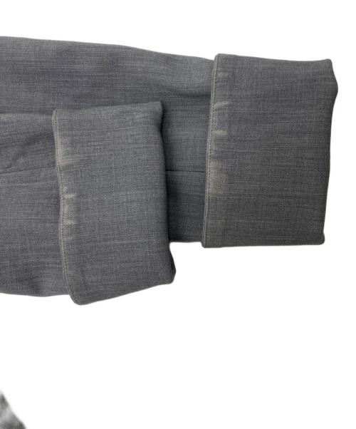 SOEJU（ソージュ）SOEJU (ソージュ) ウールライクノーカラージャケット グレー サイズ:Mの古着・服飾アイテム