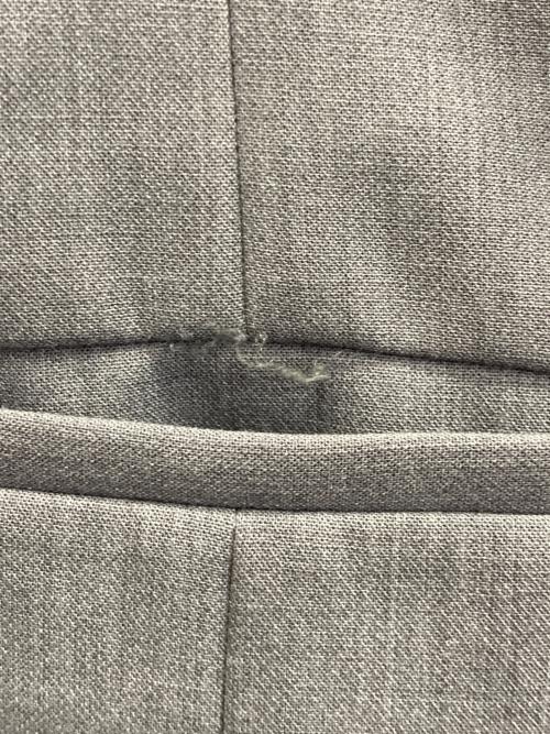 SOEJU（ソージュ）SOEJU (ソージュ) ウールライクノーカラージャケット グレー サイズ:Mの古着・服飾アイテム