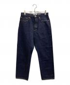 YAECAヤエカ）の古着「ワイドテーパードデニムパンツ」｜インディゴ
